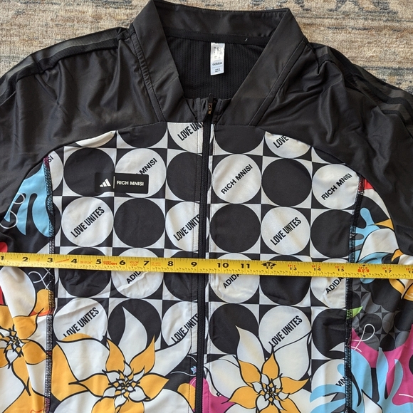 Adidas x Rich Mnisi Cycling Jersey Short Sleeve Black IA2166 Mens Size L NWTNe - Picture 7 of 9